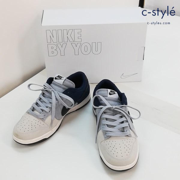 NIKE ナイキ BY YOU DUNK LOW スエード スニーカー 27cm マルチカラー AH7979-992
