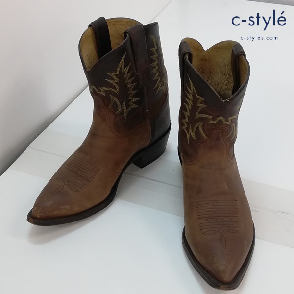 Tony Lama トニーラマ ショートウエスタンブーツ ブラウン TW1000 レザーブーツ