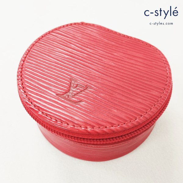 LOUIS VUITTON ルイヴィトン エピ エクランビジュー ジュエリーボックス レッド 小物入れ フランス製