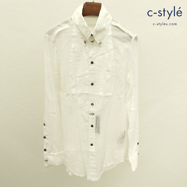 IF SIX WAS NINE イフシックスワズナイン タキシードシャツ 1 ホワイト TXS-PGS/M 日本製 綿100