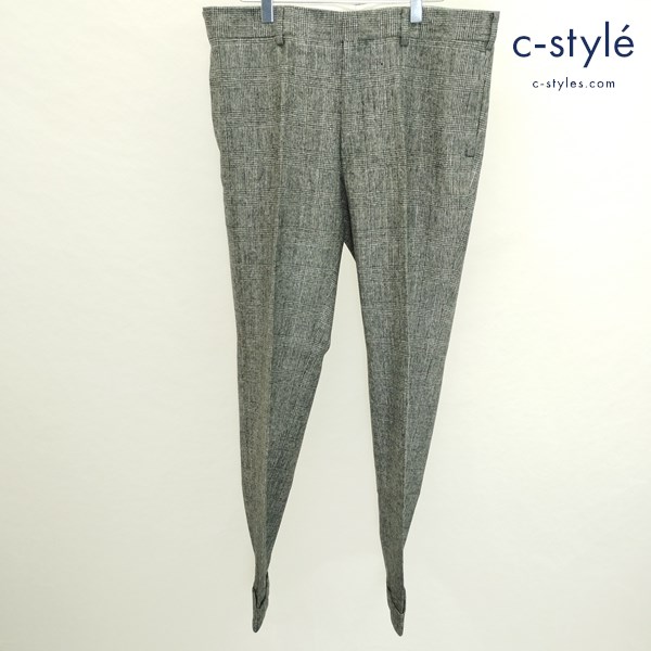 VAN JAC ヴァンヂャケット スラックス 88 ブラック×ホワイト 日本製 尾錠 千鳥格子