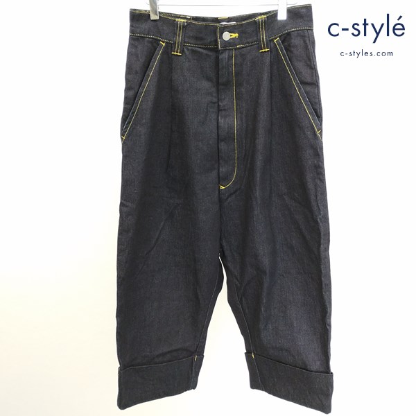 KIDILL キディル Cropped Wide Denim 44 インディゴ KL258 綿100 日本製