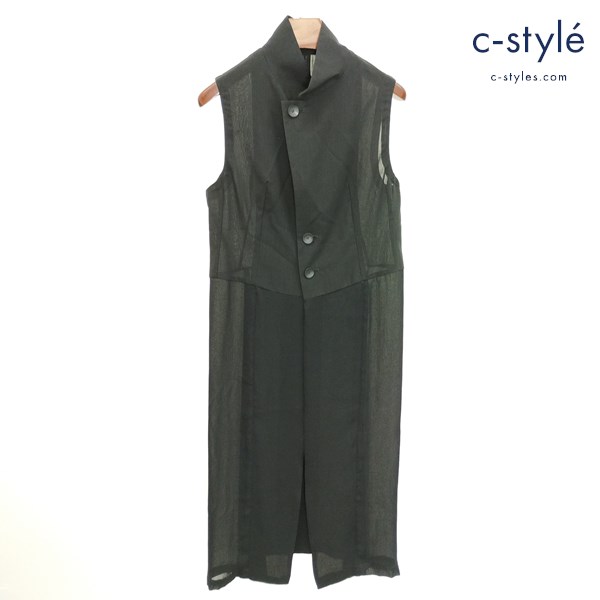 bajra バジュラ ノースリーブ ワンピース 2 ブラック ロング 119FJ11 レディース