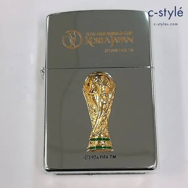 ZIPPO ジッポー WORLD CUP 2002 KOREA JAPAN 日韓 サッカー オイルライター シルバー ワールドカップ 喫煙具