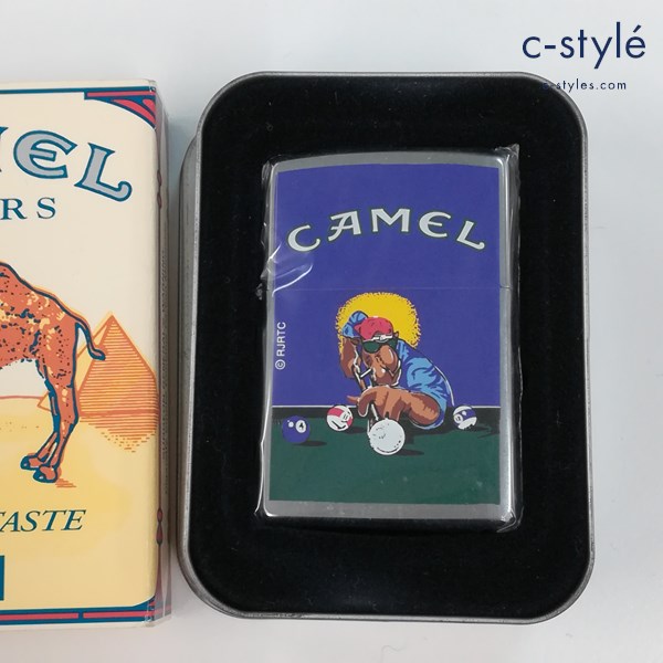 ZIPPO ジッポー CAMEL キャメル JOE ビリヤード オイルライター シルバー 喫煙具