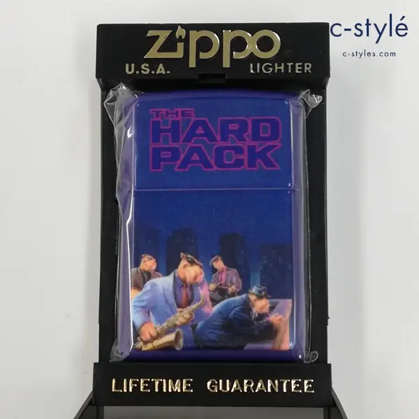 ZIPPO ジッポー CAMEL キャメル THE HARD PACK JAZZ Joe オイルライター パープル 喫煙具