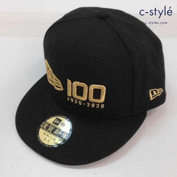 NEW ERA ニューエラ 9FIFTY フリー ブラック 令和二年元旦 100周年 1920-2020 刺繍 帽子
