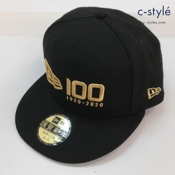 NEW ERA ニューエラ 9FIFTY フリー ブラック 令和二年元旦 100周年 1920-2020 刺繍 帽子