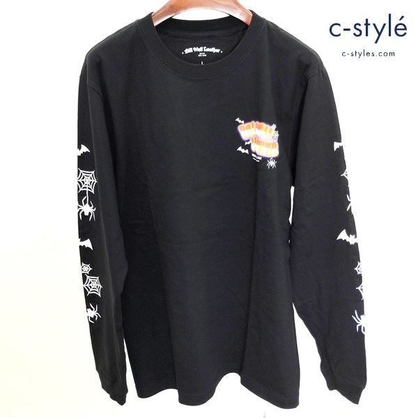 Bill Wall Leather × Disney × BEAMS 別注 ミッキーマウス ロングスリーブTシャツ L ブラック 綿100