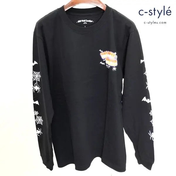 Bill Wall Leather × Disney × BEAMS 別注 ミッキーマウス ロングスリーブTシャツ L ブラック 綿100