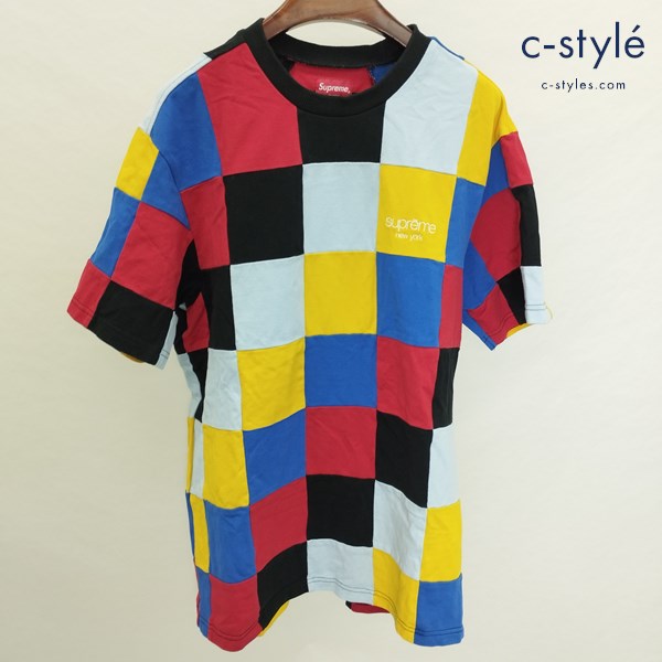 Supreme シュプリーム Patohwork Pique Tee L マルチカラー