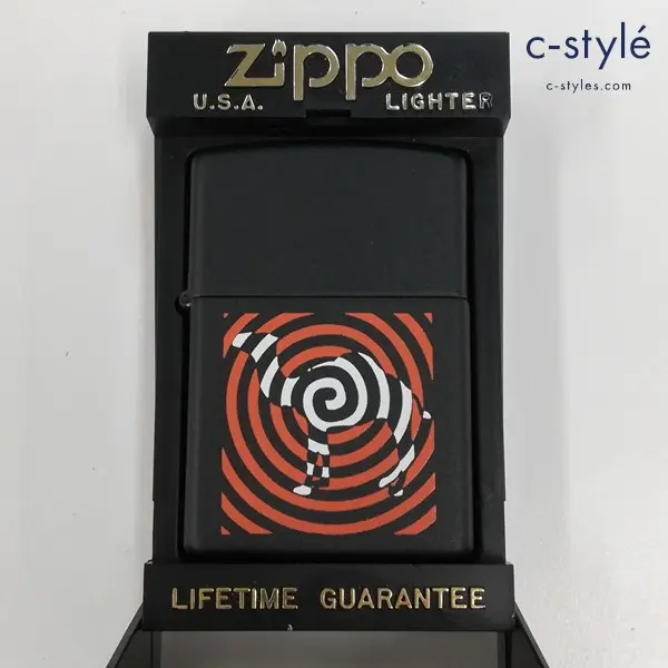 ZIPPO ジッポー CAMEL キャメル The Camel Zone 渦 オイルライター ブラック 喫煙具