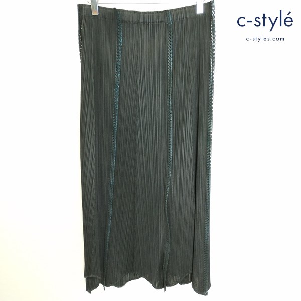 PLEATS PLEASE ISSEY MIYAKE プリーツ スカート 5 ブラック PP53-JG625 日本製 レディース