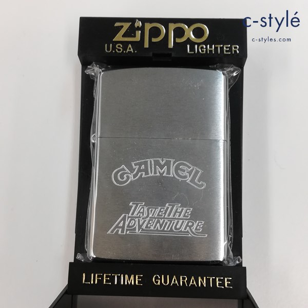 ZIPPO ジッポー CAMEL キャメル TASTE THE ADVENTURE 1993 オイルライター シルバー 喫煙具