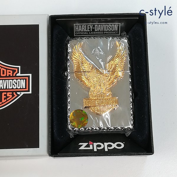 ZIPPO ジッポー × HARLEY-DAVIDSON ハーレーダビッドソン ビッグメタル HDP-21 オイルライター シルバー