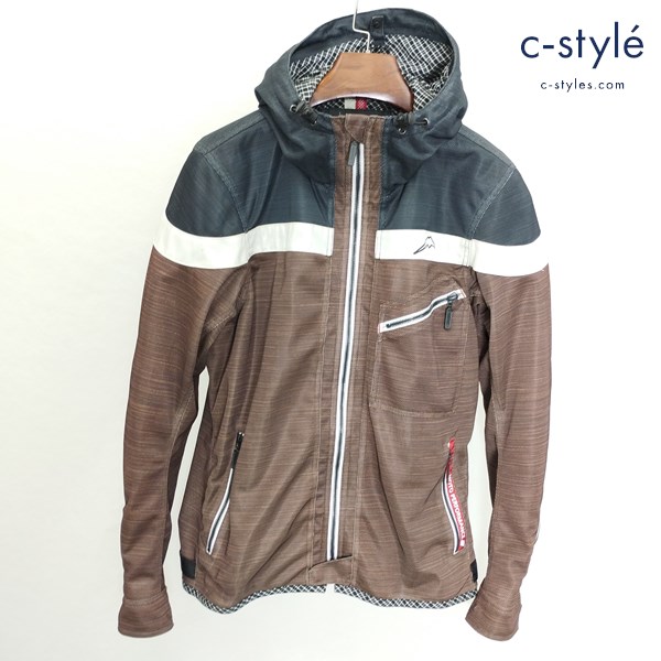 KUSHITANI クシタニ FULL MESH PARKA JACKET メッシュ ジャケット L ライトブラウン K-2322 バイク用品