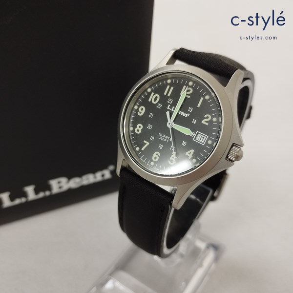 L.L.Bean エルエルビーン 腕時計 ブラック フィールドウォッチ クォーツ アナログ