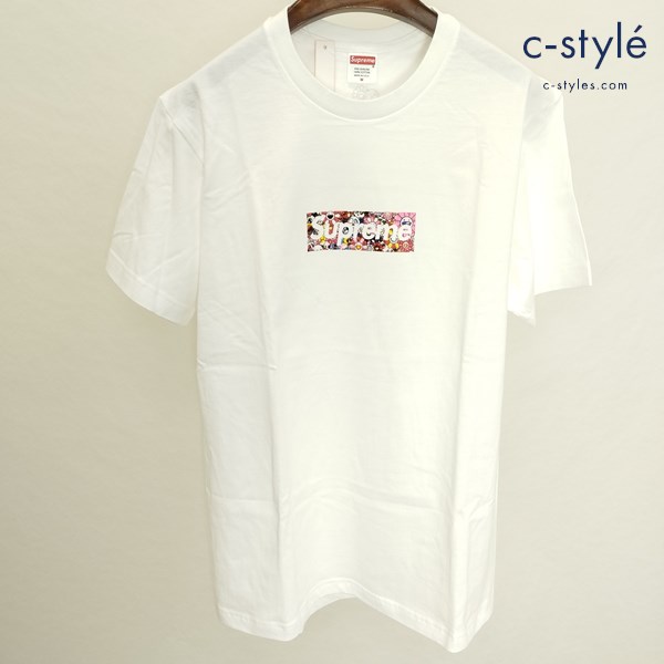 Supreme シュプリーム 20SS×村上隆 COVID-19 Relief Box Logo Tee M