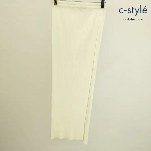 PLEATS PLEASE ISSEY MIYAKE プリーツスカート 4 アイボリー PP05-JG001 日本製 レディース