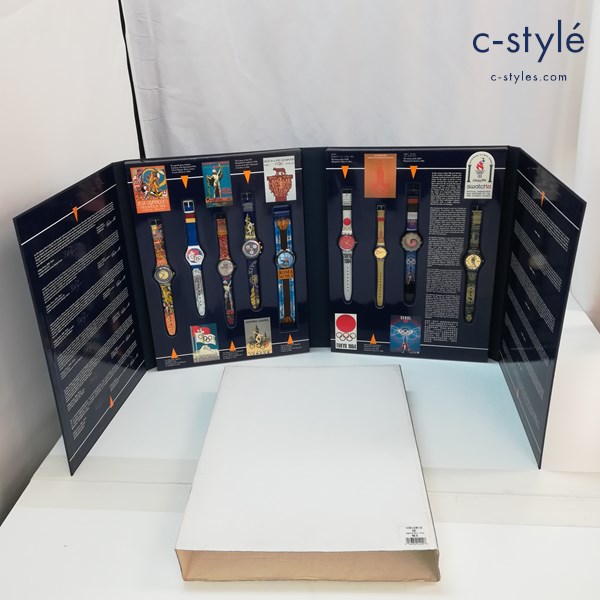 Swatch スウォッチ HISTORICAL OLYMPIC GAMES COLLECTION ATLANTA 1996 腕時計 9本セット マルチカラー