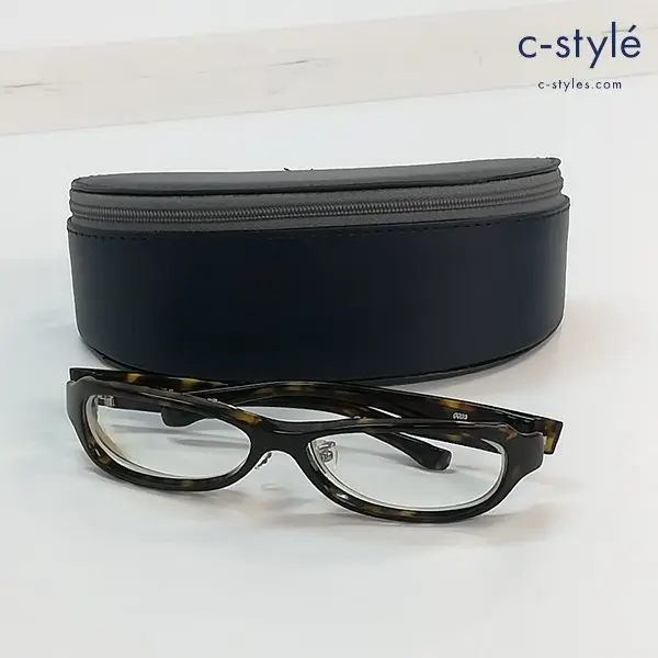 999.9 フォーナインズ 眼鏡 55□16 122 ブラウンデミ NP-56 メガネ 日本製 アイウェア