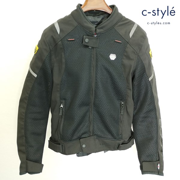 KOMINE コミネ スプリームプロテクトメッシュジャケット+ウインドプルーフ ライニングジャケット L 黒