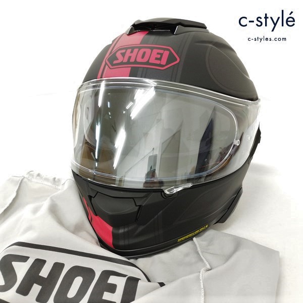 SHOEI ショウエイ GT-Air II REDUX リダックス フルフェイスヘルメット XL （61cm） ブラック×レッド 2022年製