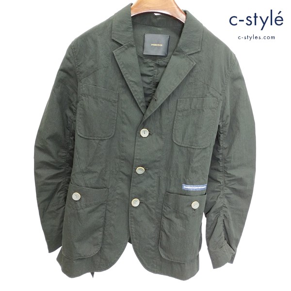 UNDERCOVER パッカリングジャケット 2 ブラック UCS4101-2 テーラードジャケット 段返り4B 日本製