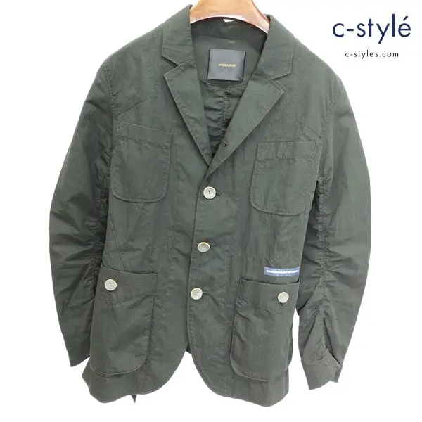 UNDERCOVER パッカリングジャケット 2 ブラック UCS4101-2 テーラードジャケット 段返り4B 日本製