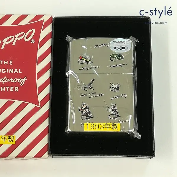 ZIPPO ジッポー 1993年製 釣り ハリ オイルライター シルバー 喫煙具