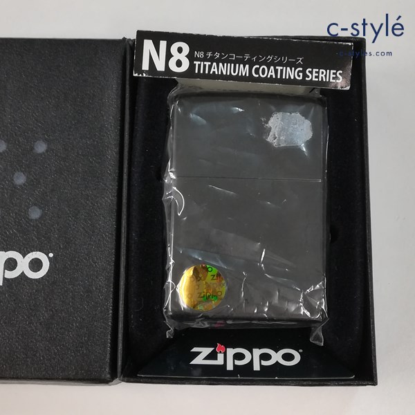 ZIPPO ジッポー N8 チタンコーティング オイルライター ブラック 2011年製 喫煙具