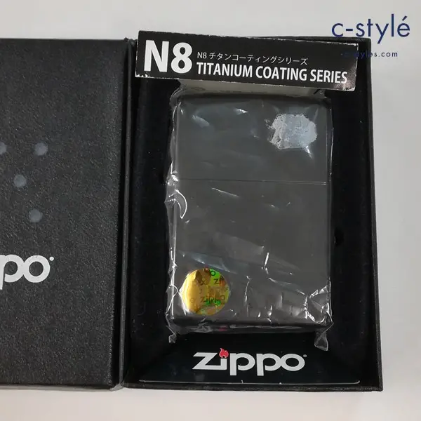 ZIPPO ジッポー N8 チタンコーティング オイルライター ブラック 2011年製 喫煙具