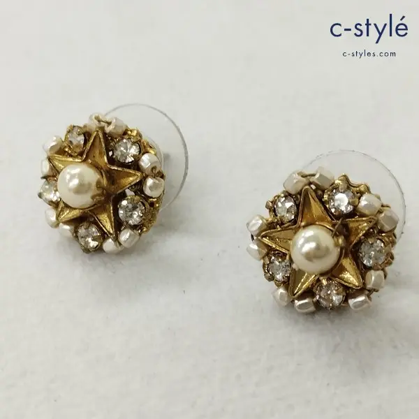 MIRIAM HASKELL ミリアムハスケル ピアス ゴールド 両耳用 星 スター 装飾 レディース