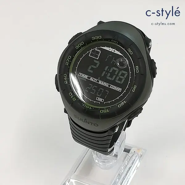 SUUNTO スント VECTOR HR 腕時計 ダークグリーン ベクター デジタル 高度計 気圧計