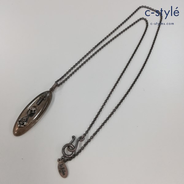 HYSTERIC GLAMOUR × Le Tabou ネックレス シルバー ペンダント スカル 十字架