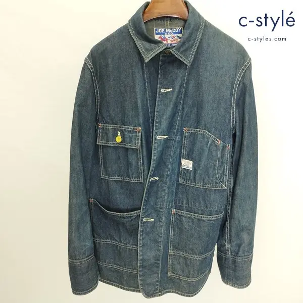 JOE McCOY ジョーマッコイ カバーオール 38 インディゴ デニムジャケット ワークジャケット 長袖