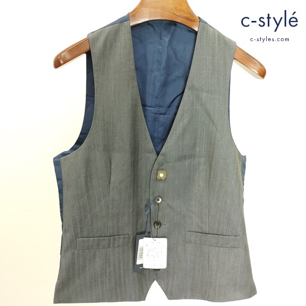 LARDINI ラルディーニ ジレ 42 グレー系 JR77008 ベスト イタリア製