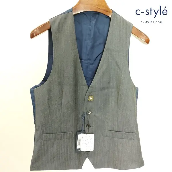 LARDINI ラルディーニ ジレ 42 グレー系 JR77008 ベスト イタリア製