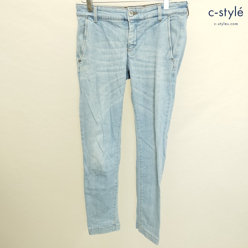 entre amis アントレアミ ストレッチデニムパンツ 29 インディゴ ジーンズ イタリア製