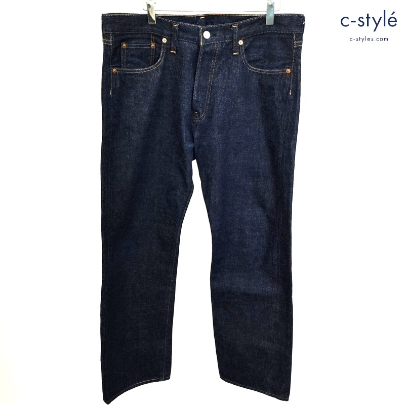 DENIME ドゥニーム デニムパンツ 36 インディゴ ORIZZONTI ジーンズ 綿100 日本製 オリゾンティ