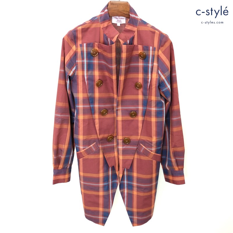 ViVienne Westwood RED LABEL ナポレオンジャケット 2 マルチカラー チェック柄 長袖 日本製 レディース