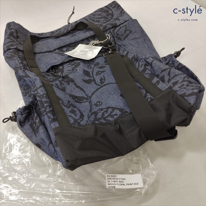 ENGINEERED GARMENTS エンジニアドガーメンツ UL 3WAY BAG インディゴ バックパック トートバッグ 鞄