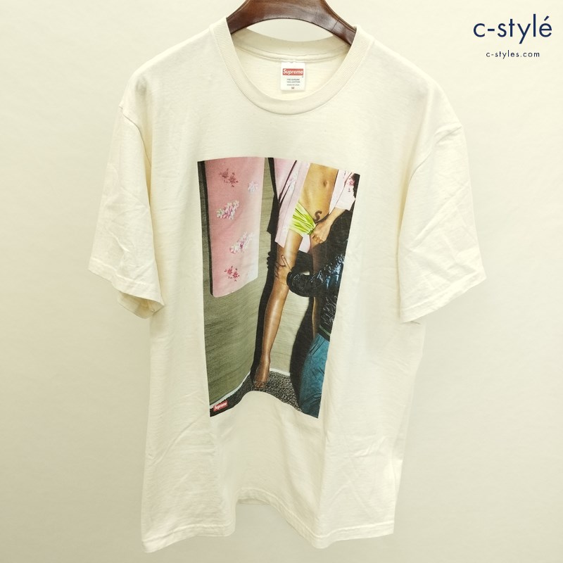 Supreme シュプリーム Model S/S Tee Tシャツ M ベージュ系 半袖 コットン100 MADE IN USA
