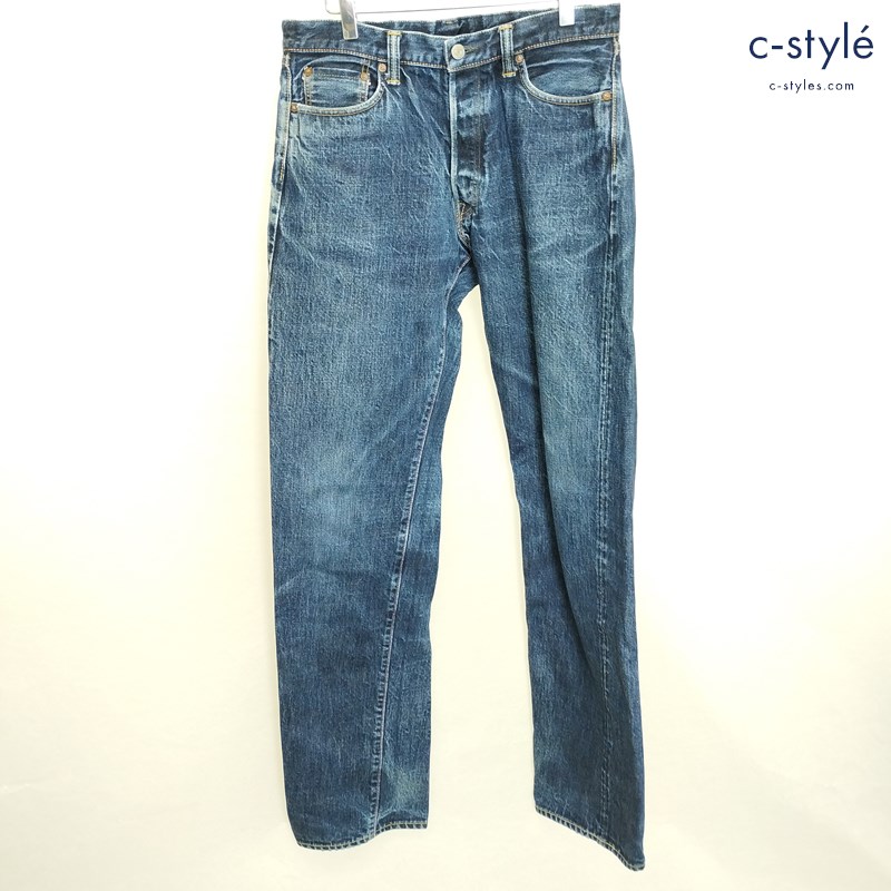 桃太郎ジーンズ 0901 ヴィンテージクラシックストレート 33 インディゴ デニムパンツ 綿100 日本製 ジーンズ