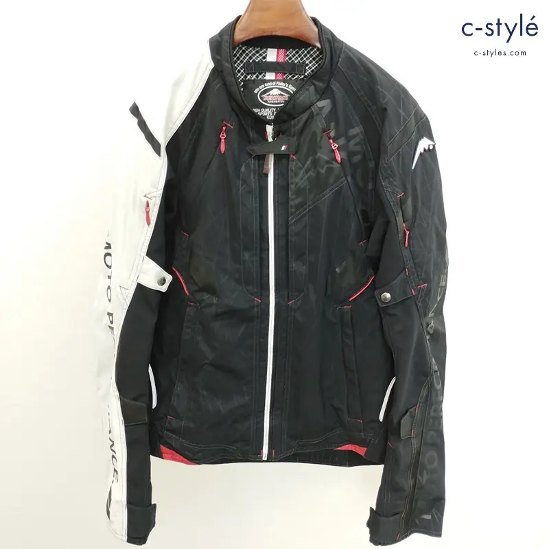KUSHITANI クシタニ CONTEND JACKET コンテンドジャケット XL ブラック×ライトグレー K-2380 バイク用品