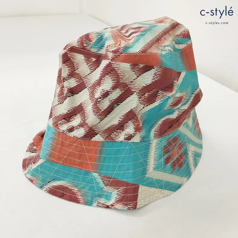 ENGINEERED GARMENTS バケットハット L マルチカラー 総柄 綿100 アメリカ製 帽子