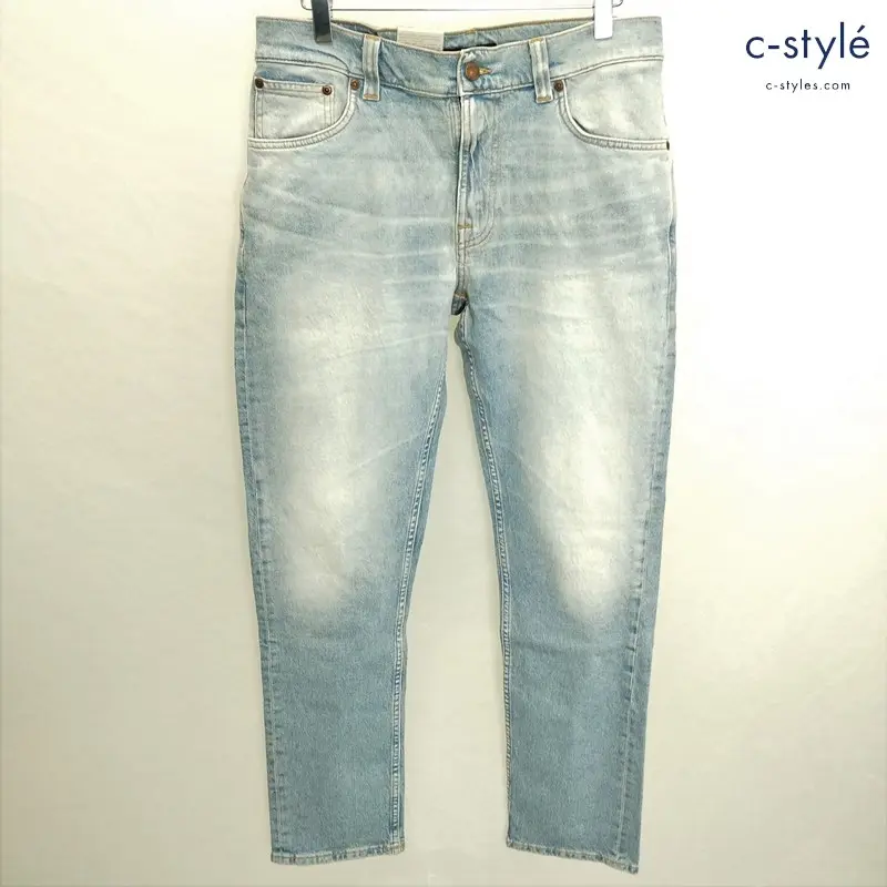 Nudie Jeans LEAN DEAN FADED MEADOW デニムパンツ 31 インディゴ 51161-1164 イタリア製 ジーンズ