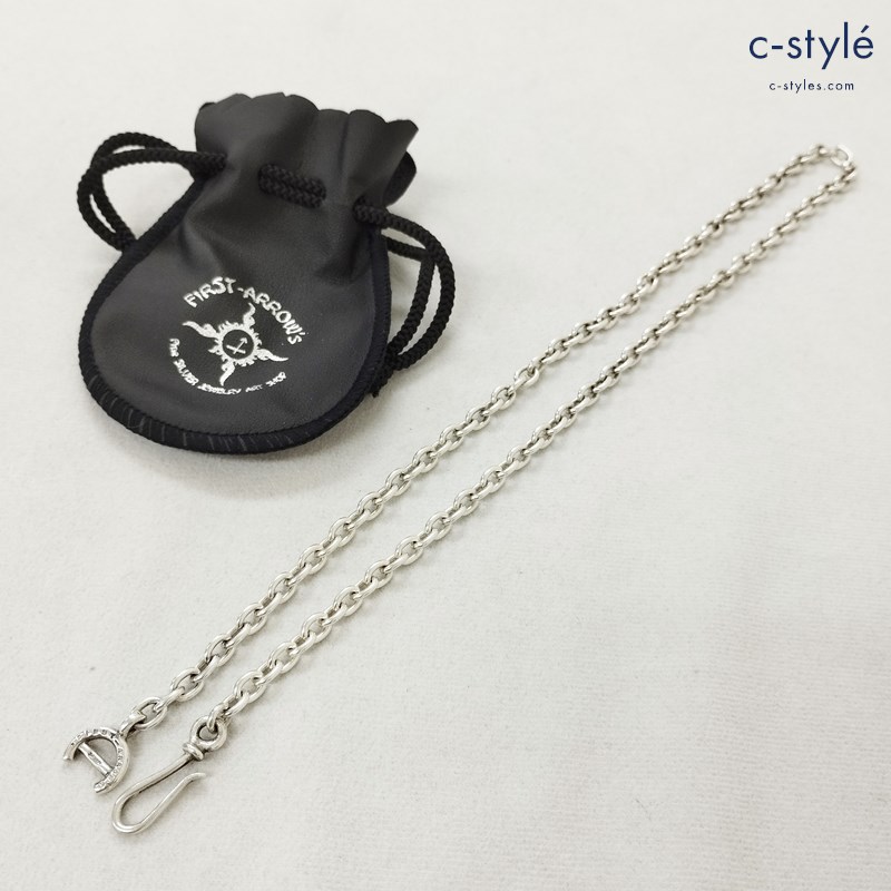 FIRST ARROW’S ファーストアローズ ネックレスチェーン シルバー W-BROS O-061