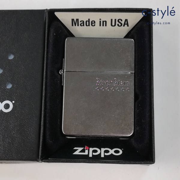 ZIPPO ジッポー セブンスター 1935 REPLICA レプリカ 銘柄＆七連星 2017製 オイルライター シルバー 喫煙具