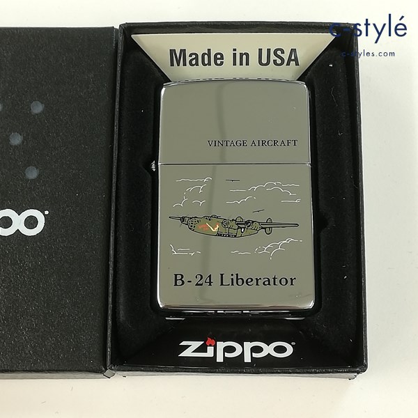 ZIPPO ジッポー VINTAGE AIRCRAFT B-24 Liberator オイルライター シルバー 喫煙具